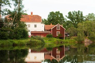 Houses of a swedish village