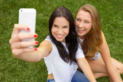 Beautiful and happy students