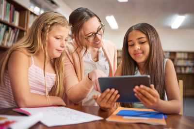 Integrating technology into the classroom. a teacher...