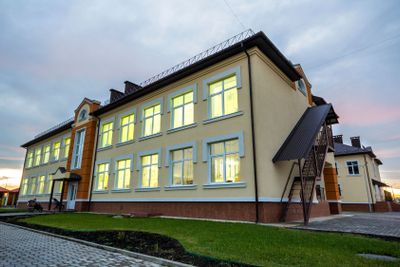 New modern two-storied kindergarten preschool...