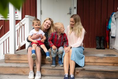 Samkönat par med barn